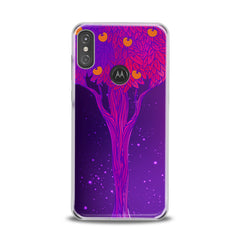 Lex Altern TPU Silicone Motorola Case Purple Tree
