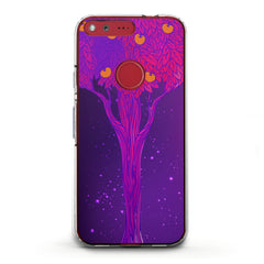 Lex Altern TPU Silicone Phone Case Purple Tree