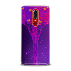 Lex Altern TPU Silicone OnePlus Case Purple Tree