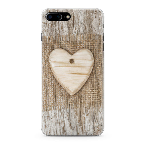 Lex Altern Wooden Heart Phone Case for your iPhone & Android phone.