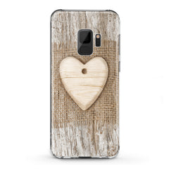 Lex Altern TPU Silicone Samsung Galaxy Case Wooden Heart