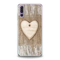 Lex Altern TPU Silicone Huawei Honor Case Wooden Heart