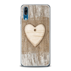 Lex Altern TPU Silicone Huawei Honor Case Wooden Heart