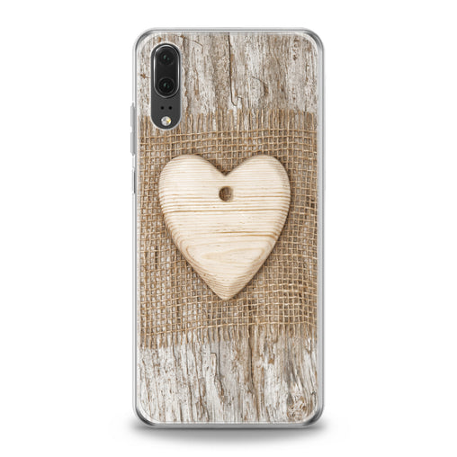 Lex Altern Wooden Heart Huawei Honor Case