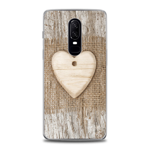Lex Altern Wooden Heart OnePlus Case