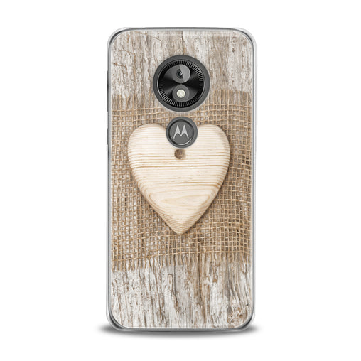 Lex Altern Wooden Heart Motorola Case