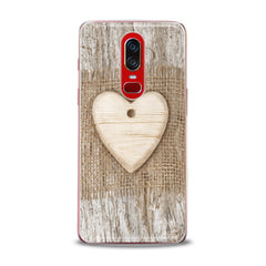 Lex Altern TPU Silicone OnePlus Case Wooden Heart
