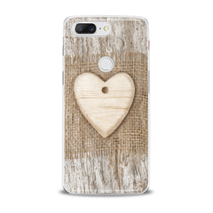 Lex Altern TPU Silicone OnePlus Case Wooden Heart