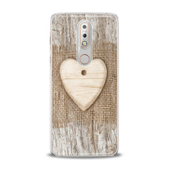 Lex Altern TPU Silicone Nokia Case Wooden Heart