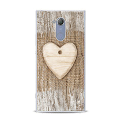 Lex Altern TPU Silicone Sony Xperia Case Wooden Heart