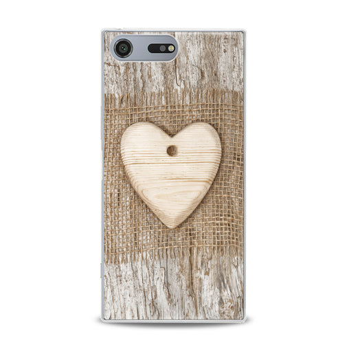 Lex Altern Wooden Heart Sony Xperia Case