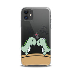 Lex Altern TPU Silicone iPhone Case Love Dinosaurus