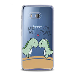 Lex Altern TPU Silicone HTC Case Love Dinosaurus