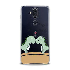 Lex Altern TPU Silicone Nokia Case Love Dinosaurus