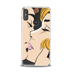 Lex Altern TPU Silicone Motorola Case Cute Couple Kiss