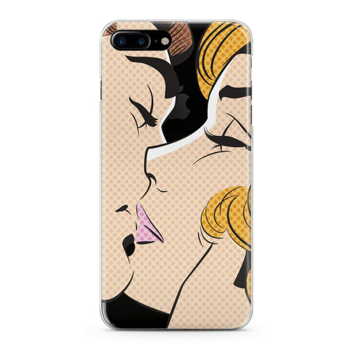 Lex Altern Cute Couple Kiss Phone Case for your iPhone & Android phone.