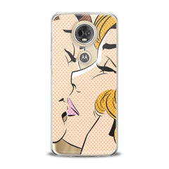 Lex Altern TPU Silicone Motorola Case Cute Couple Kiss