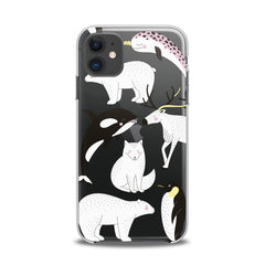 Lex Altern TPU Silicone iPhone Case Polar Animals
