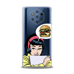 Lex Altern TPU Silicone Nokia Case Burger Print