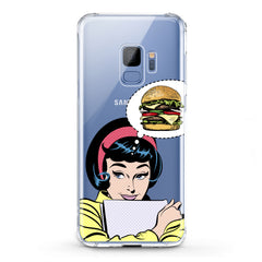Lex Altern TPU Silicone Samsung Galaxy Case Burger Print