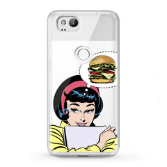 Lex Altern Google Pixel Case Burger Print