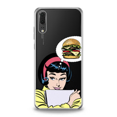 Lex Altern TPU Silicone Huawei Honor Case Burger Print