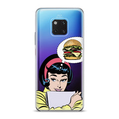 Lex Altern TPU Silicone Huawei Honor Case Burger Print
