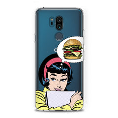 Lex Altern TPU Silicone LG Case Burger Print
