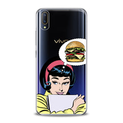 Lex Altern TPU Silicone VIVO Case Burger Print