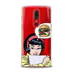 Lex Altern TPU Silicone OnePlus Case Burger Print
