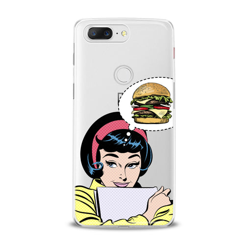 Lex Altern Burger Print OnePlus Case