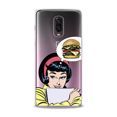 Lex Altern TPU Silicone Phone Case Burger Print