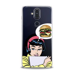 Lex Altern TPU Silicone Nokia Case Burger Print