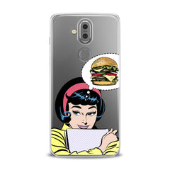 Lex Altern TPU Silicone Phone Case Burger Print