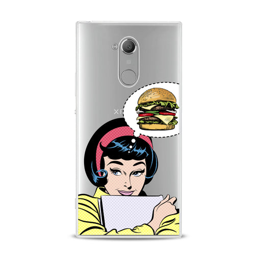 Lex Altern Burger Print Sony Xperia Case
