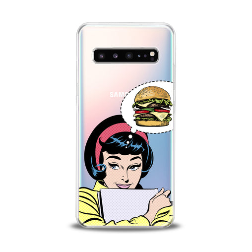 Lex Altern Burger Print Samsung Galaxy Case
