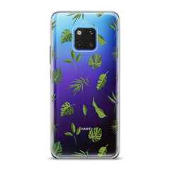 Lex Altern TPU Silicone Huawei Honor Case Green Tropical Leaves Art