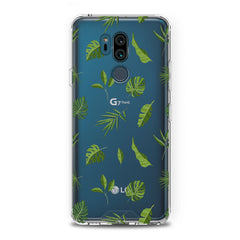 Lex Altern TPU Silicone LG Case Green Tropical Leaves Art