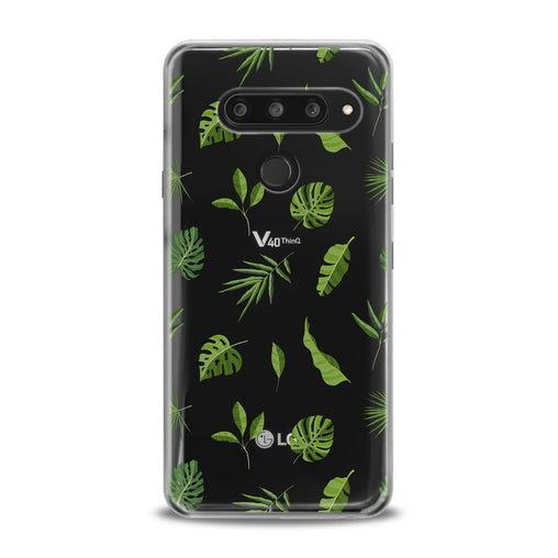 Lex Altern Green Tropical Leaves Art LG Case