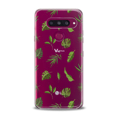 Lex Altern TPU Silicone Phone Case Green Tropical Leaves Art