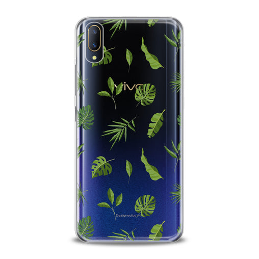 Lex Altern Green Tropical Leaves Art Vivo Case