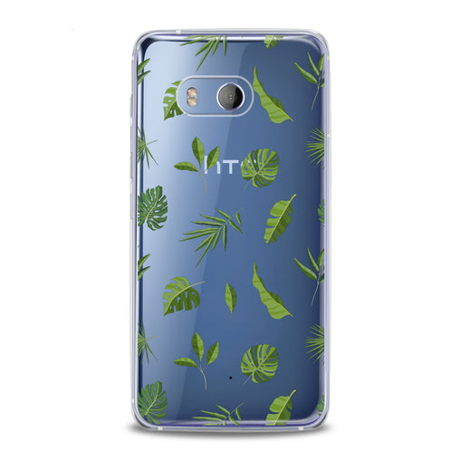 Lex Altern Green Tropical Leaves Art HTC Case