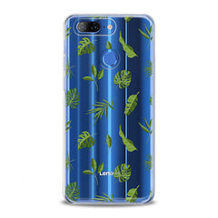 Lex Altern TPU Silicone Lenovo Case Green Tropical Leaves Art