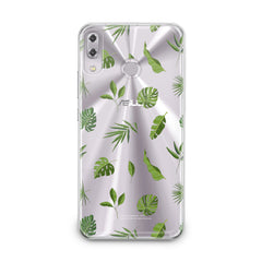 Lex Altern TPU Silicone Asus Zenfone Case Green Tropical Leaves Art