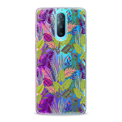 Lex Altern TPU Silicone Oppo Case Colorful Tropical Leaves