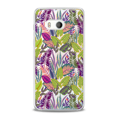 Lex Altern TPU Silicone HTC Case Colorful Tropical Leaves