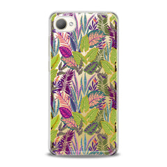 Lex Altern TPU Silicone HTC Case Colorful Tropical Leaves