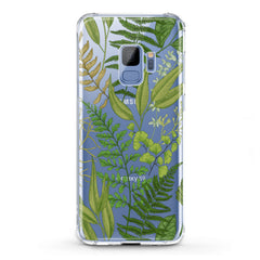 Lex Altern TPU Silicone Samsung Galaxy Case Green Fern Leaf
