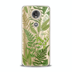 Lex Altern TPU Silicone Motorola Case Green Fern Leaf