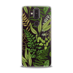 Lex Altern TPU Silicone Nokia Case Green Fern Leaf